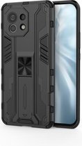 Voor Geschikt voor Xiaomi Mi 11 Supersonic PC + TPU schokbestendige beschermhoes met houder (zwart)