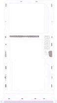 Simkaartlade + Simkaartlade / Micro SD-kaartlade voor Motorola Moto G10 XT2127-2 (zilver)