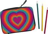 Teken Etui met inhoud 32-delig Hippie Hart (liggend)