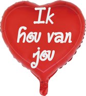 Wefiesta - Folieballon Hart Ik Hou Van Jou - 45 cm