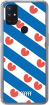 6F hoesje - geschikt voor OnePlus Nord N10 5G -  Transparant TPU Case - Fryslân #ffffff