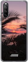 6F hoesje - geschikt voor Sony Xperia 10 III -  Transparant TPU Case - Pretty Sunset #ffffff