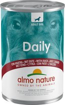 Almo Nature Daily Menu 100% natuurlijk Natvoer voor Honden - 24 x 400 gram - Eend - 24 x 400 gram