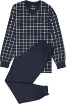 Ceceba heren pyjama - donkerblauw met wit geruit - Maat: 6XL