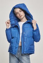 Urban Classics Gewatteerd jack -XL- Oversized Hooded Blauw