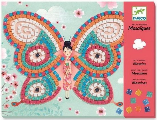 Djeco - Mozaïek Vlinders - kunst- & knutselset voor kinderen