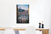 Canvas Schilderij Haven - Marseille - Boten - 40x60 cm - Wanddecoratie