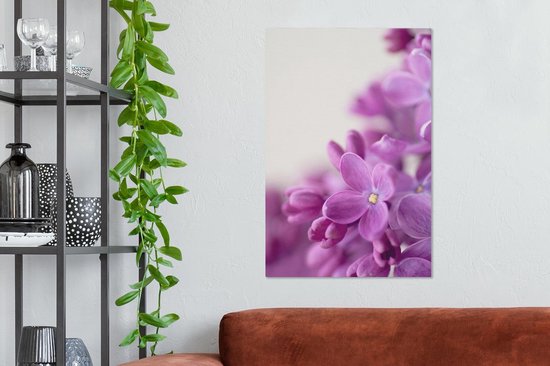 Feuilles de lilas en pleine floraison Toile 40x60 cm - Tirage photo sur toile (Décoration murale salon / chambre)