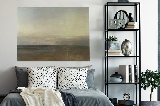 The Evening Star - Peinture de Joseph Mallord William Turner 120x90 cm - Tirage photo sur toile (Décoration murale salon / chambre)
