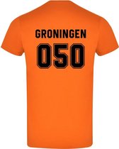 Groningen 050 Heren t-shirt | EK | WK | Holland | Oranje |  Nederlands Elftal