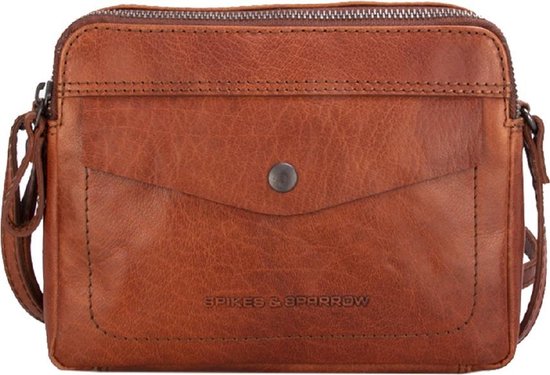 Spikes Sparrow Kleine Crossbodytas Schoudertas Dames Leer