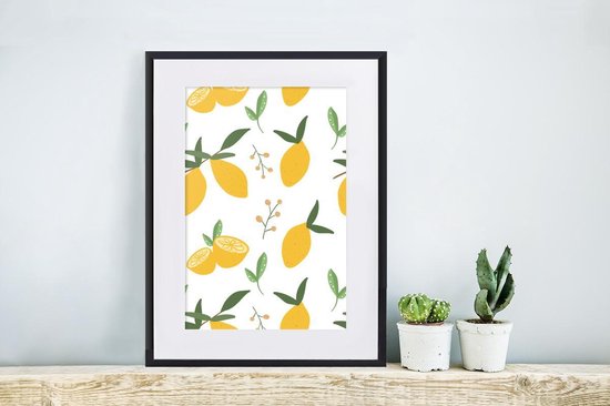 Affiche avec cadre Citroen - Motif - Abstrait - 30x40 cm