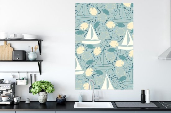 Motif voilier 80x120 cm / Poster Fleurs