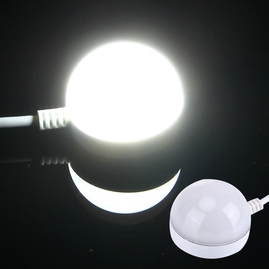 Lampe LED USB 2W avec magnétique, 5V 140-150Lumen 6LED (lumière