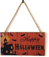 2 PCS Halloween Ghost Festival houten ambachten lijst decoratie cadeau hangende plank (JM00579)