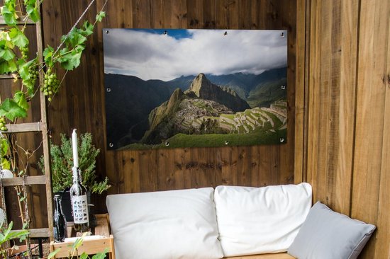 Affiche de jardin - Toile de jardin - Posters de jardin extérieur - Machu Picchu - 120x80 cm - Jardin