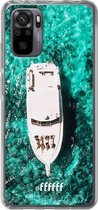 6F hoesje - geschikt voor Xiaomi Redmi Note 10 Pro -  Transparant TPU Case - Yacht Life #ffffff