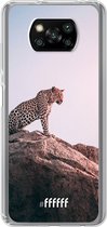 6F hoesje - geschikt voor Xiaomi Poco X3 Pro -  Transparant TPU Case - Leopard #ffffff