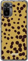 6F hoesje - geschikt voor Xiaomi Redmi Note 10 Pro -  Transparant TPU Case - Cheetah Print #ffffff