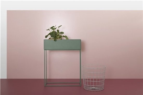 Lisomme Xavi staande metalen plantenbak groen | bol.com