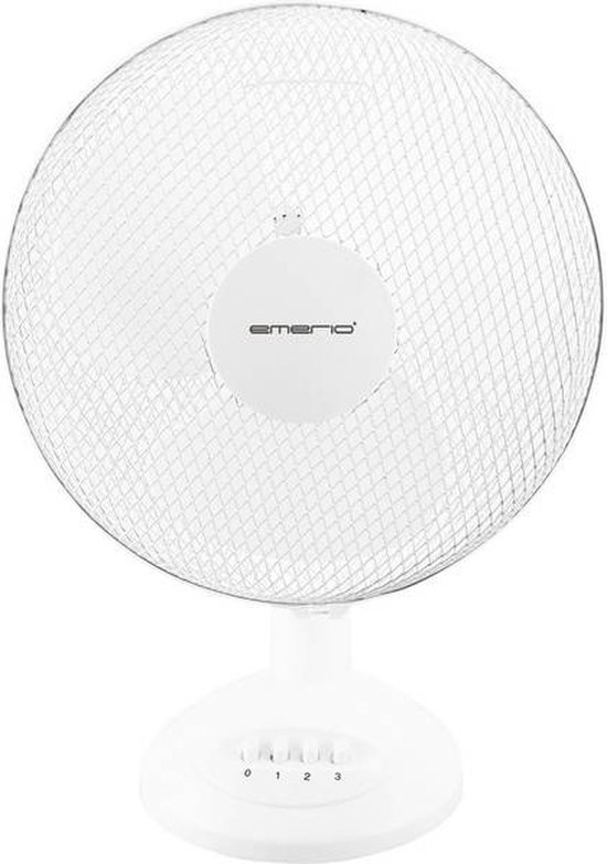 Tafelventilator wit 30 cm diameter 3 snelheden oscillerend verstelbaar 35W Emerio FN-114202