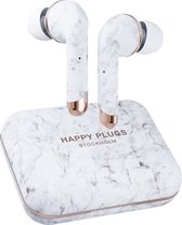 Happy Plugs Air 1 Plus - In-ear oordopjes - Wit Marmer