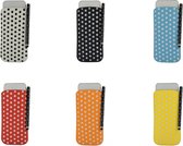 Universele Polka Dot Sleeve (L) met gratis Stylus pen