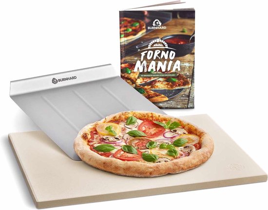 Foto: Burnhard pizzasteen 45 x 35 x 1 5 cm pizzaschep