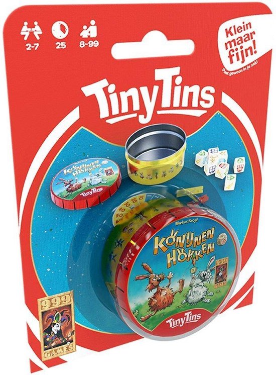 Afbeelding van het spel 999 Games Tiny Tins Konijnen Hokken