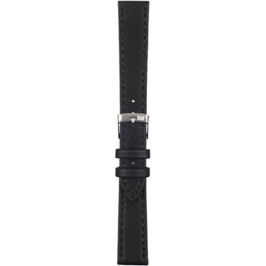 Bracelet de montre Morellato - Bracelet de montre Morellato X3686 Abete - Cuir - Zwart - Largeur de bande 18.00 mm