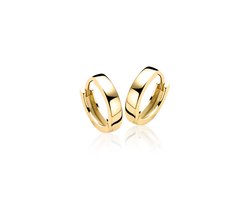 ZINZI zilveren oorringen geel verguld 15 x 3mm ZIO191G