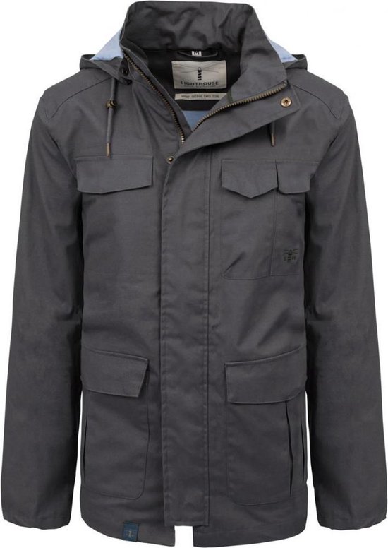 Imperméable gris (charbon) pour hommes Grayson de Lighthouse S