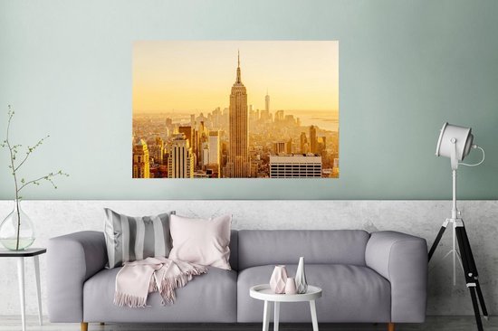 Lueur dorée sur New York 120x80 cm