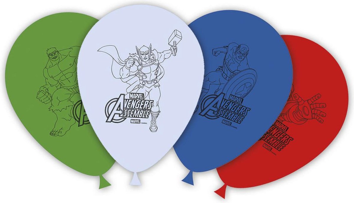Mighty Avengers - 11 inch ballonnen - 8 stuks