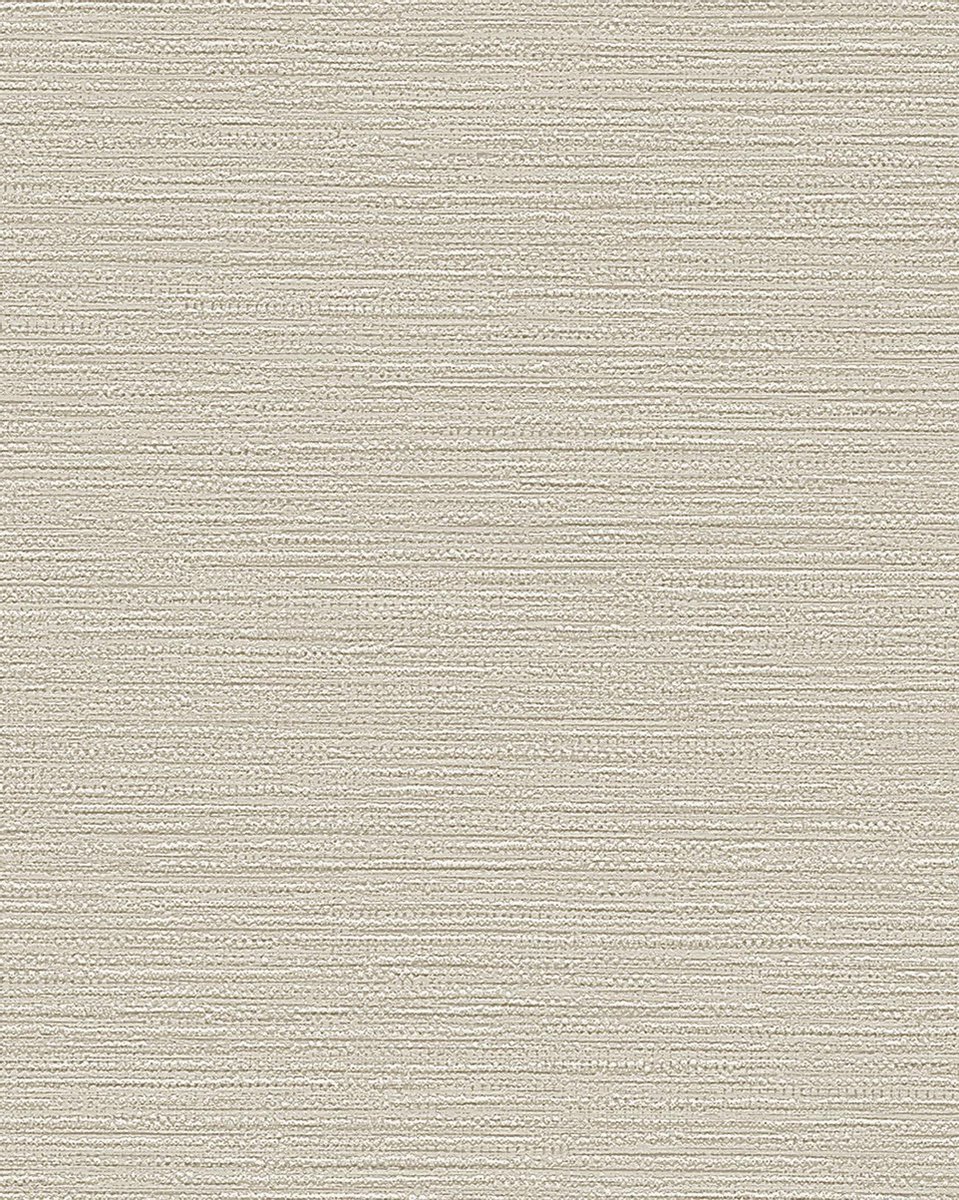 Ton sur ton behang Profhome BA220034-DI vliesbehang hardvinyl warmdruk in reliëf gestempeld tun sur ton subtiel glanzend beige beigegrijs 5,33 m2