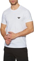 Emporio Armani t-shirt regular fit - logo/wit