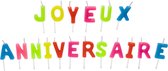 HOBI - 'Joyeux anniversaire' verjaardagskaarsen - Decoratie > Kaarsjes