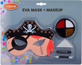 GOODMARK - Piraat masker en schmink set voor kinderen - Schmink > Make-up set