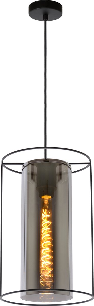 Lucide DOUNIA - Hanglamp - ~ 25 cm - 1xE27 - Zwart
