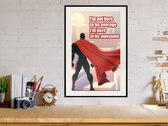 Artgeist - Schilderij - Be Your Own Superhero - Multicolor - 20 X 30 Cm