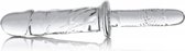 Brutus Glass Dildo Thruster - Glass Dildos -