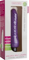 Realistic Skin Vibrator - Small - Purple - Realistic Vibrators -