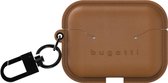 Bugatti Venezia Airpod Pro Lederen Case - Opbergcase Cognac
