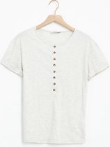 Sissy-Boy - Beige T-shirt met knopen