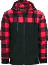 Fostex Garments - Lumbershell Jacket (kleur: Zwart/Red / maat: XXXL)