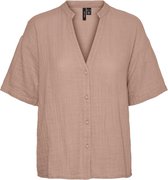 Vero Moda VMPRIM SS SHIRT - Mahogany Rose Rose