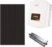 DMEGC - Pakket - 4 Zonnepanelen 370WP met Solis Mini 4G 1500W Omvormer - Schuin dak - Portrait