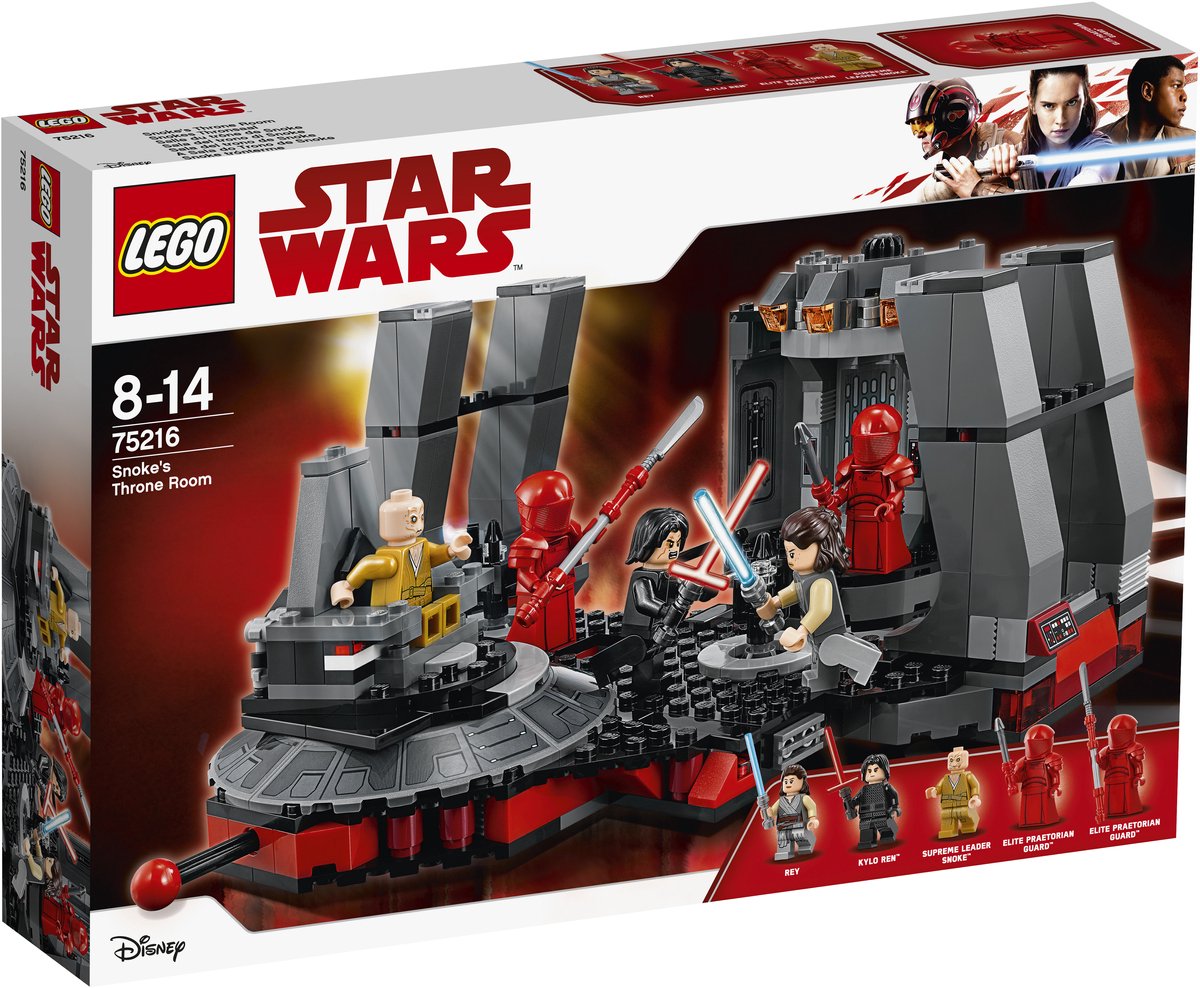 LEGO Star Wars Snoke's troonzaal 75216