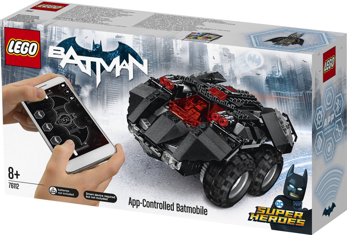 LEGO Marvel Super Heroes Batmobiel met app-bediening 76112 — afbeelding 12