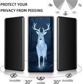 Screenprotector Geschikt voor Samsung Galaxy S21 Plus Screenprotector Anti Spy tempered glass - Galaxy S21 Plus Privacy Screenprotector